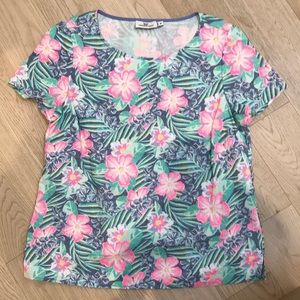 Vineyard Vines floral blouse